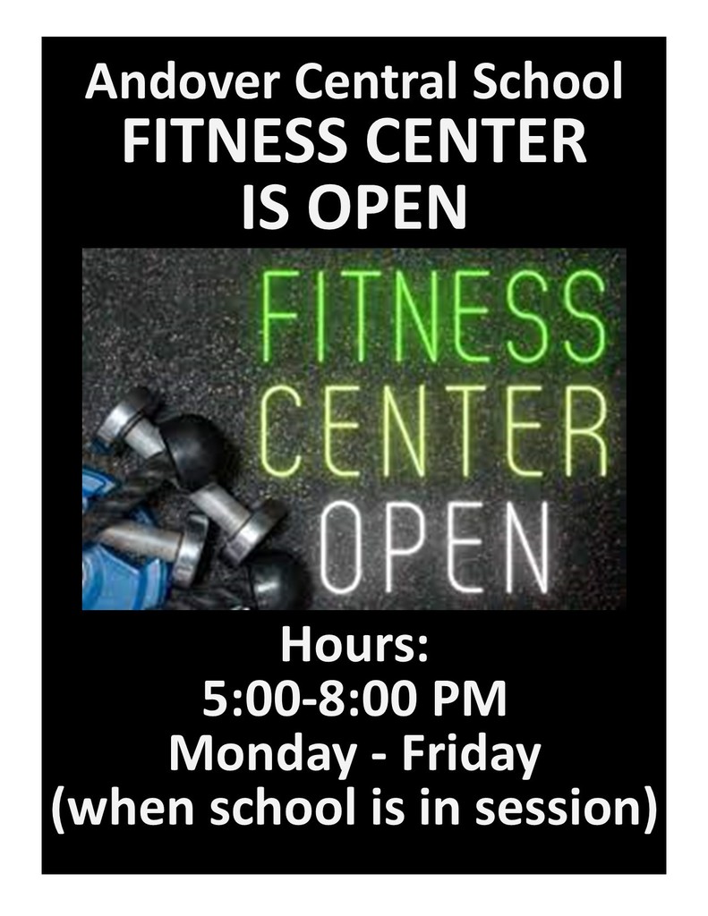 Fitness Center now Open