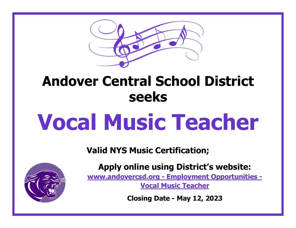 Vocal Music Teacher 2023-2024