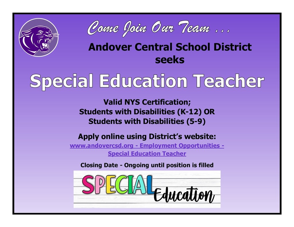 Special Education Teacher Vacancy